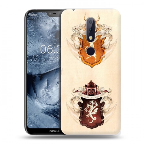 Дизайнерский силиконовый чехол для Nokia 6.1 Plus Игра престолов