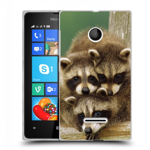 Дизайнерский пластиковый чехол для Microsoft Lumia 435 Грызуны