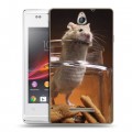 Дизайнерский пластиковый чехол для Sony Xperia E Грызуны