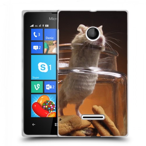 Дизайнерский пластиковый чехол для Microsoft Lumia 435 Грызуны