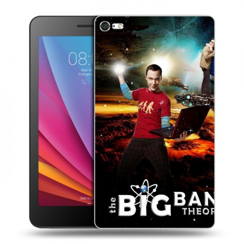 Дизайнерский силиконовый чехол для Huawei MediaPad T2 7.0 Pro Теория большого взрыва