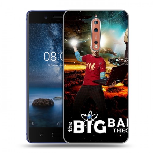 Дизайнерский пластиковый чехол для Nokia 8 Теория большого взрыва