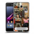 Дизайнерский силиконовый чехол для Sony Xperia E1 Теория большого взрыва