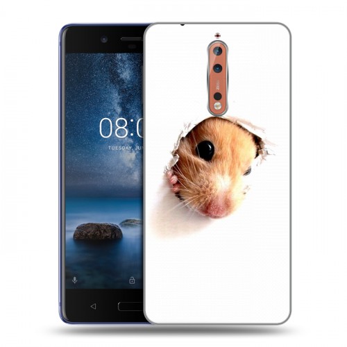 Дизайнерский пластиковый чехол для Nokia 8 Грызуны