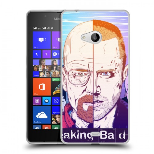 Дизайнерский пластиковый чехол для Microsoft Lumia 540 Во все тяжкие