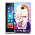 Дизайнерский пластиковый чехол для Microsoft Lumia 435 Во все тяжкие