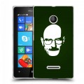 Дизайнерский пластиковый чехол для Microsoft Lumia 435 Во все тяжкие