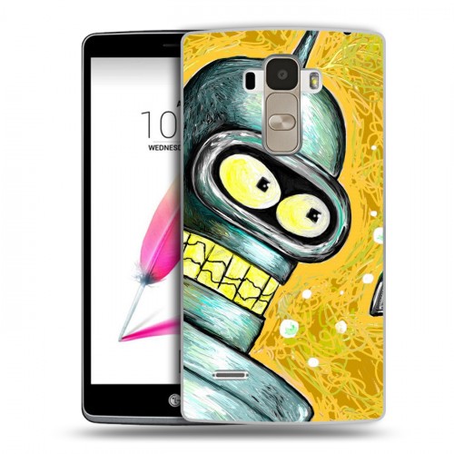 Дизайнерский пластиковый чехол для LG G4 Stylus Футурама