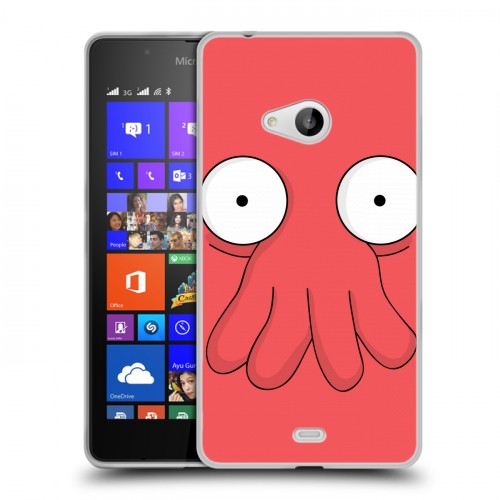 Дизайнерский пластиковый чехол для Microsoft Lumia 540 Футурама