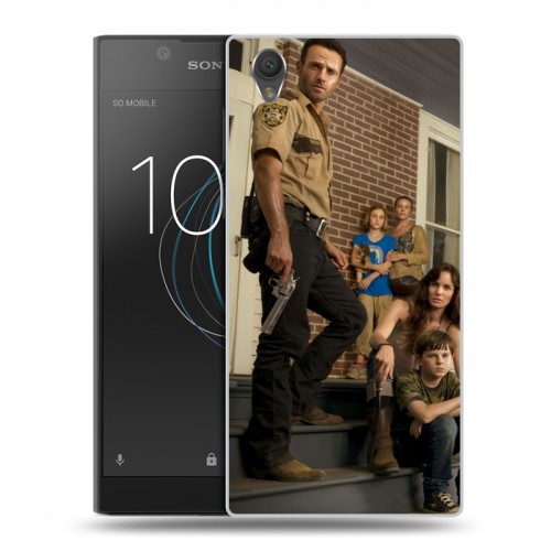 Дизайнерский пластиковый чехол для Sony Xperia L1 Ходячие мертвецы