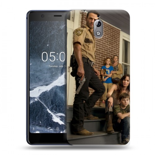 Дизайнерский силиконовый чехол для Nokia 3.1 Ходячие мертвецы