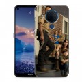 Дизайнерский силиконовый чехол для Nokia 5.4 Ходячие мертвецы