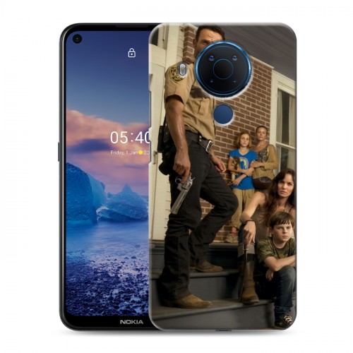 Дизайнерский силиконовый чехол для Nokia 5.4 Ходячие мертвецы