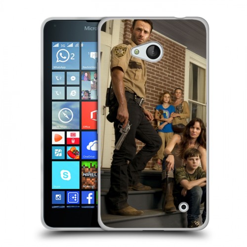 Дизайнерский силиконовый чехол для Microsoft Lumia 640 Ходячие мертвецы