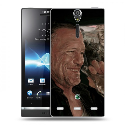 Дизайнерский пластиковый чехол для Sony Xperia S Ходячие мертвецы