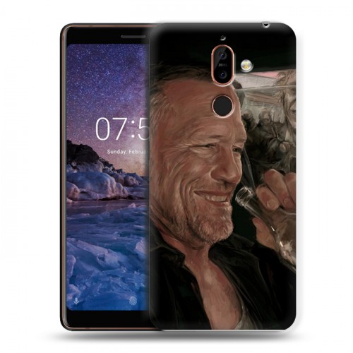 Дизайнерский пластиковый чехол для Nokia 7 Plus Ходячие мертвецы