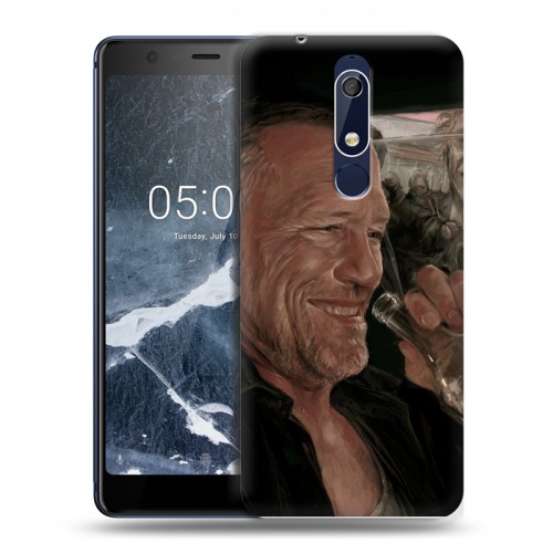 Дизайнерский пластиковый чехол для Nokia 5.1 Ходячие мертвецы