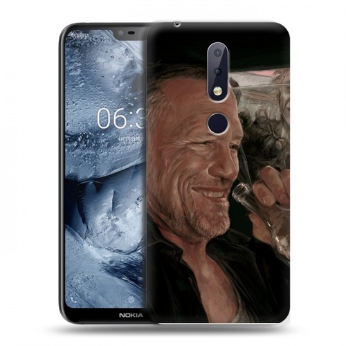 Дизайнерский пластиковый чехол для Nokia 6.1 Plus Ходячие мертвецы