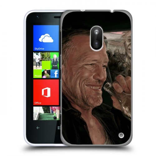 Дизайнерский пластиковый чехол для Nokia Lumia 620 Ходячие мертвецы