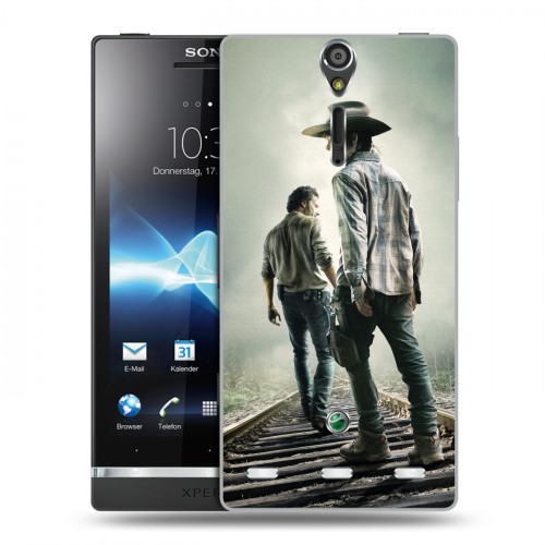 Дизайнерский пластиковый чехол для Sony Xperia S Ходячие мертвецы