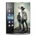 Дизайнерский пластиковый чехол для Sony Xperia acro S Ходячие мертвецы