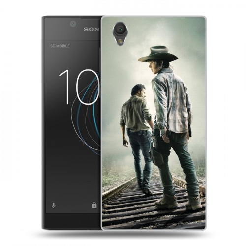 Дизайнерский пластиковый чехол для Sony Xperia L1 Ходячие мертвецы