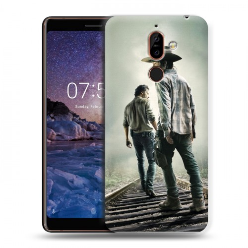 Дизайнерский пластиковый чехол для Nokia 7 Plus Ходячие мертвецы