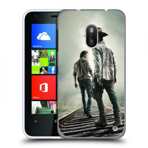 Дизайнерский пластиковый чехол для Nokia Lumia 620 Ходячие мертвецы