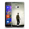 Дизайнерский пластиковый чехол для Microsoft Lumia 540 Ходячие мертвецы