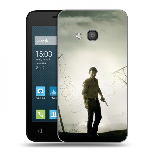 Дизайнерский силиконовый чехол для Alcatel One Touch Pixi 4 (4) Ходячие мертвецы
