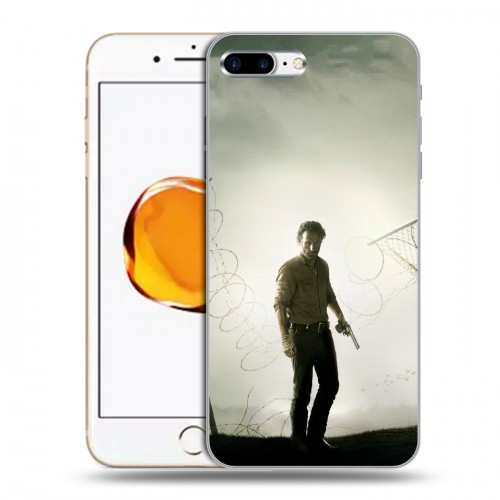 Дизайнерский силиконовый чехол для Iphone 7 Plus / 8 Plus Ходячие мертвецы
