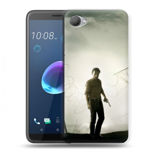 Дизайнерский пластиковый чехол для HTC Desire 12 Ходячие мертвецы