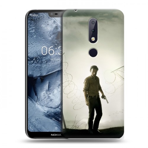 Дизайнерский пластиковый чехол для Nokia 6.1 Plus Ходячие мертвецы