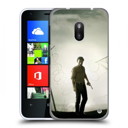 Дизайнерский пластиковый чехол для Nokia Lumia 620 Ходячие мертвецы