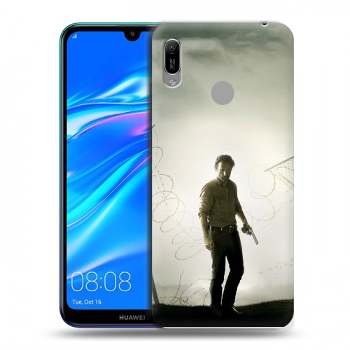 Дизайнерский пластиковый чехол для Huawei Y6 (2019) Ходячие мертвецы