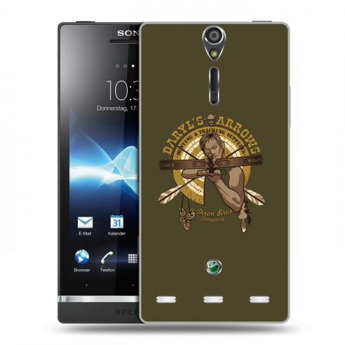 Дизайнерский пластиковый чехол для Sony Xperia S Ходячие мертвецы