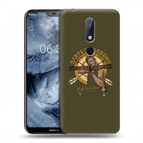 Дизайнерский пластиковый чехол для Nokia 6.1 Plus Ходячие мертвецы