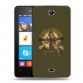 Дизайнерский силиконовый чехол для Microsoft Lumia 430 Dual SIM Ходячие мертвецы