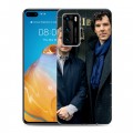 Дизайнерский пластиковый чехол для Huawei P40 Шерлок