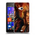 Дизайнерский пластиковый чехол для Microsoft Lumia 540 Шерлок