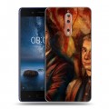 Дизайнерский пластиковый чехол для Nokia 8 Шерлок