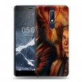 Дизайнерский пластиковый чехол для Nokia 5.1 Шерлок