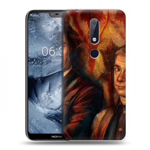 Дизайнерский пластиковый чехол для Nokia 6.1 Plus Шерлок