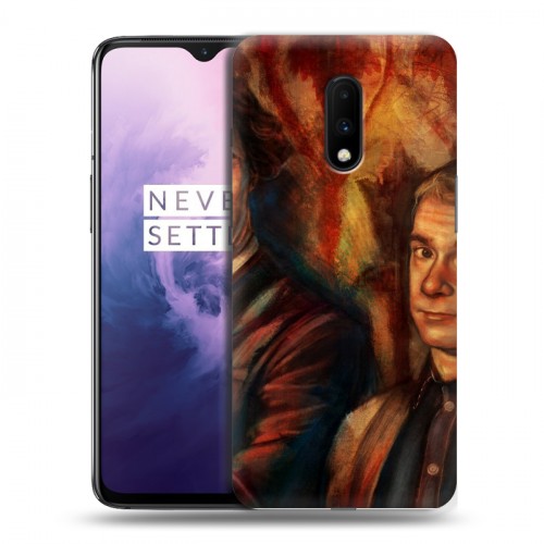 Дизайнерский пластиковый чехол для OnePlus 7 Шерлок