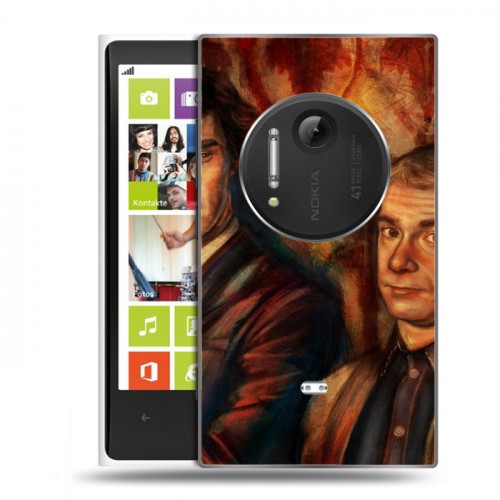 Дизайнерский пластиковый чехол для Nokia Lumia 1020 Шерлок