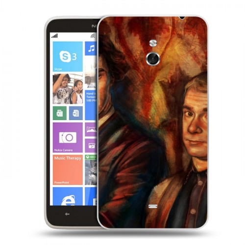 Дизайнерский пластиковый чехол для Nokia Lumia 1320 Шерлок