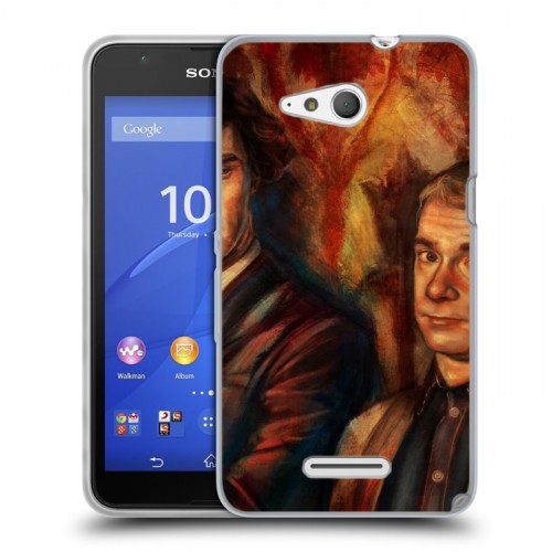 Дизайнерский пластиковый чехол для Sony Xperia E4g Шерлок