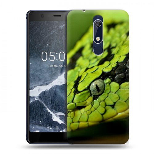 Дизайнерский пластиковый чехол для Nokia 5.1 Змеи