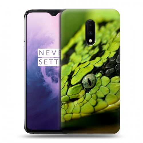 Дизайнерский пластиковый чехол для OnePlus 7 Змеи