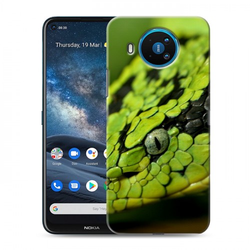 Дизайнерский силиконовый чехол для Nokia 8.3 Змеи